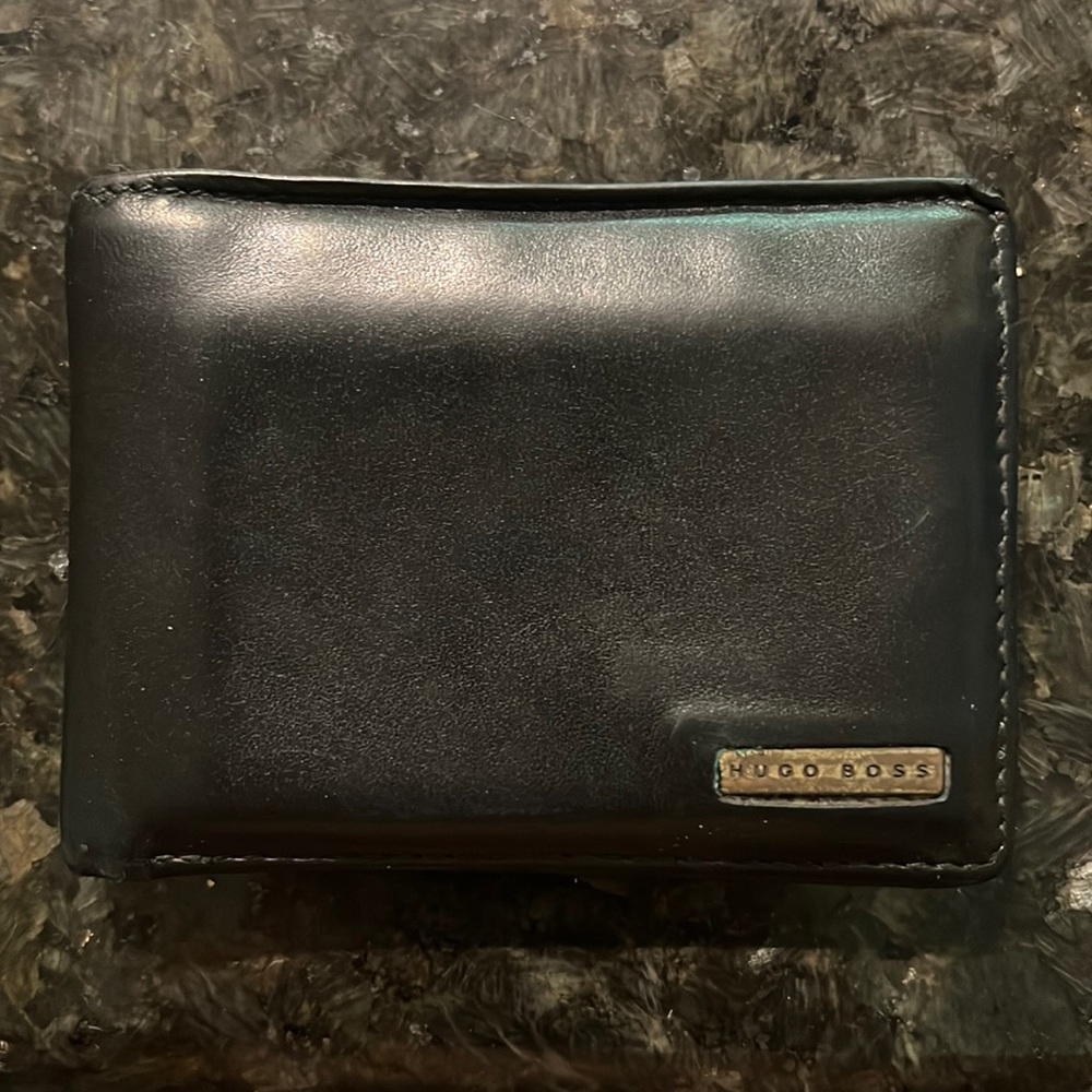 Hugo Boss Genuine Leather bifold wallet